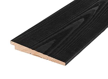 Douglas Zweeds Rabat zwart gespoten 1,2/2,7 x 20 x 300 cm - werkende breedte 18 cm