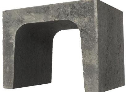 U-element 40x40x50 cm Antraciet