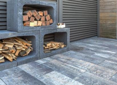 U-element 30x30x40 cm Antraciet