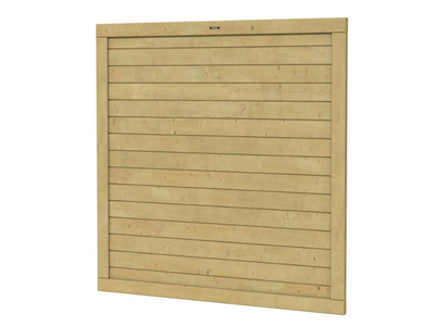 Vuren tuinscherm Hillhout Basic Excellent, 180 x 180 x 4,5 cm, groen geïmpregneerd