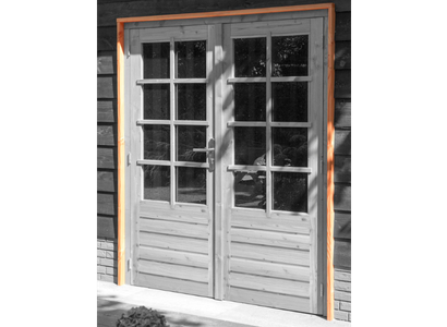 Douglas stelkozijn universeel t.b.v. enkele of dubbele deur, onbehandeld