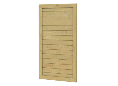 Vuren tuindeur Hillhout Basic Excellent, 100 x 180 x 4,5 cm, groen geïmpregneerd