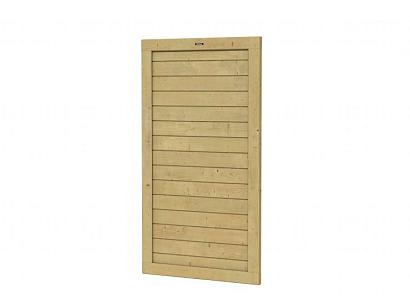 Vuren tuindeur Hillhout Basic Excellent, 100 x 180 x 4,5 cm, groen geïmpregneerd