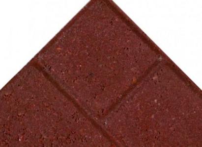 Bisschopsmuts BSS 8 cm KOMO rood met deklaag