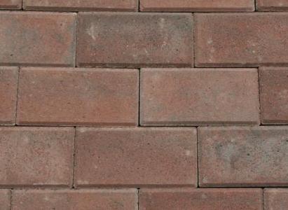 BSS 8cm KOMO rood genuanceerd met deklaag 36st/lg