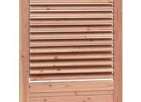 Shutterscherm douglas, 89 x 224 cm, onbehandeld