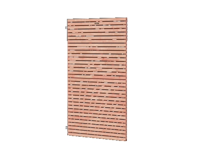 Tuindeur Elan 100 Excellent douglas op verstelbaar stalen frame, 100 x 180 cm, onbehandeld.