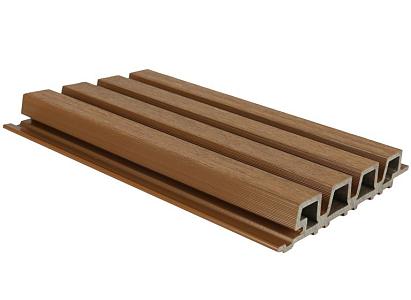 Gevelbekleding castellation PRO35 | 3,3 x 21,5 x 390 cm | Red Cedar.