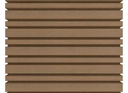 NewTechWood HKC co-extrusie wand bekleding castellation 4325 profiel, 2,5 x 19,6 x 290 cm, Teak.