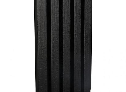 Gevelbekleding composiet castellation 25 profiel, 2,5 x 19,6 x 290 cm | Ebony zwart burned look.