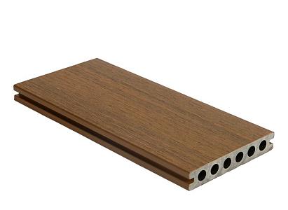 Vlonderplank composiet houtstructuur 2,3 x 13,8 x 400 cm | Teak.