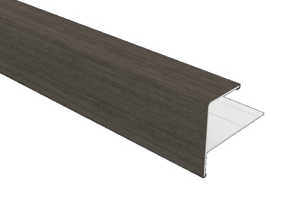 Eindprofiel t.b.v. Castellation PRO, 5 x 5 x 300 cm | Silver Gray.