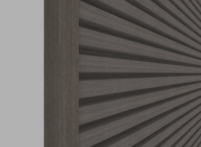 Eindprofiel t.b.v. Castellation PRO, 5 x 5 x 300 cm | Silver Gray.