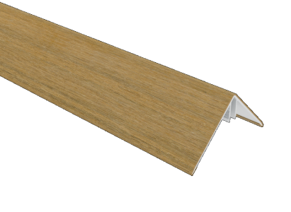 Hoekprofiel t.b.v. Castellation PRO, 6 x 6 x 300 cm | Red Cedar