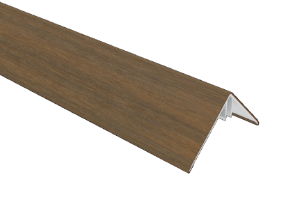 Hoekprofiel t.b.v. Castellation PRO, 6 x 6 x 300 cm | Teak.