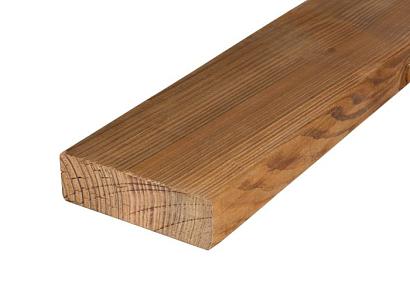 Douglas balk 4,5 x 14,5 x 400 cm geschaafd - bruin