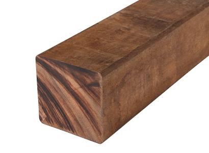 Hardhout paal Angelim Vermelho geschaafd 12 x 12 x 250 cm