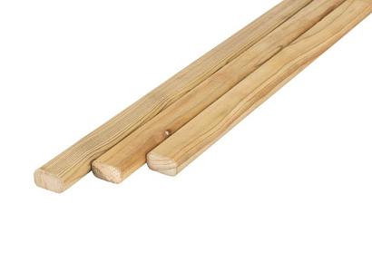 Vuren regel 1,8 x 3,3 x 180 cm geïmpregneerd