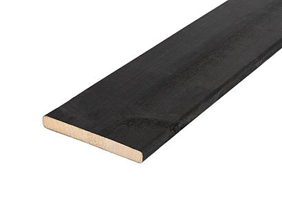 UITLOPEND! daarna op bestelling!! Vuren plank 1,8 x 14 x 180 cm geïmpregneerd - zwart gedompeld