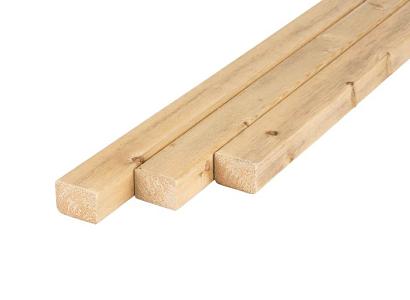 UITLOPEND! Vuren regel 3 x 4 x 180 cm geïmpregneerd