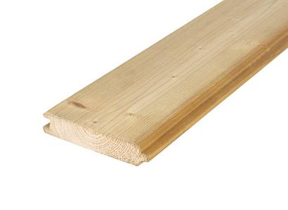 Vuren blokhutprofiel 2,8 x 14,5 x 450 cm geïmpregneerd