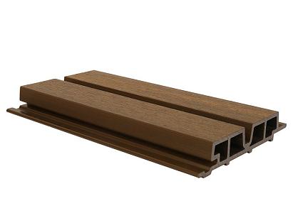 Gevelbekleding castellation PRO65 | 3,3 x 18 x 390 cm | Teak.