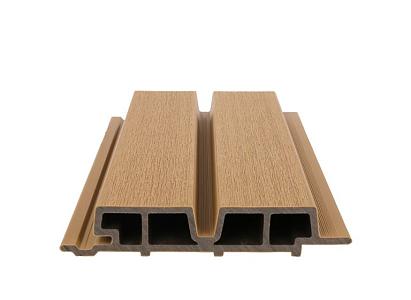 NewTechWood HKC co-extrusie Castellation PRO65 gevelbekleding, 3,3 x 18 x 290 cm, Red Cedar.