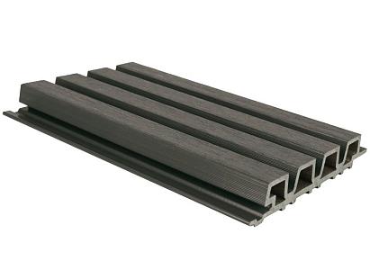 Uitopend! NewTechWood HKC co-extrusie Castellation PRO35 gevelbekleding, 3,3 x 21,5 x 230 cm, Silver