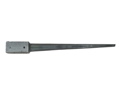 Paalhouder met pen - 71x71x750 - dikte 2mm -  vuurverzinkt