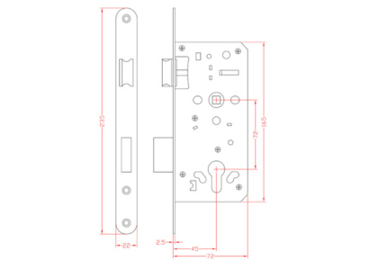 Slot compleet zwart