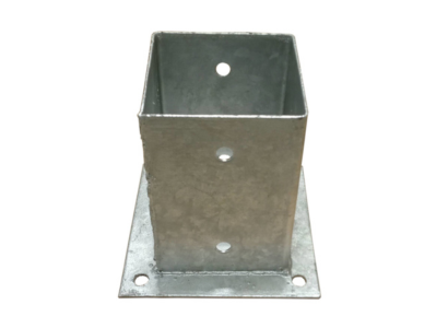 Paalhouder met plaat | 96x96x150mm
