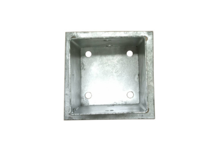 Paalhouder met plaat | 96x96x150mm