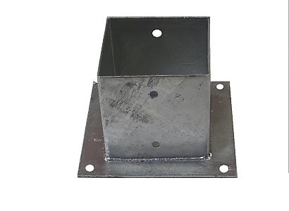 Paalhouder met plaat 146x146x150 mm