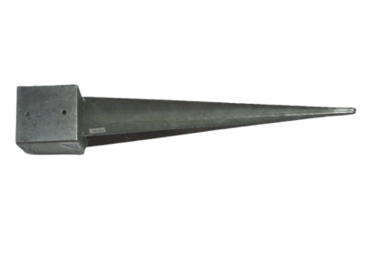 Paalhouder met punt 146x146x900 mm