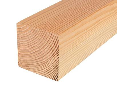 Douglas geschaafde paal 19 x 19 x 250 cm geschaafd