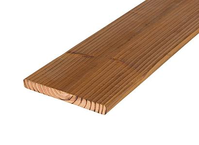 Douglas plank 1,8 x 16 x 180 cm geschaafd - bruin