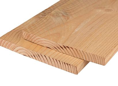 Douglas plank 2,5 x 25 cm | fijnbezaagd