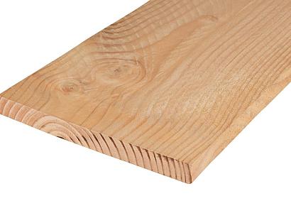 Douglas plank 2,5 x 25 x 400 cm fijnbezaagd