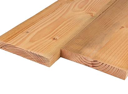 Douglas plank 3,2 x 20 cm | fijnbezaagd