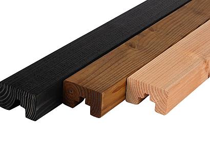Douglas afdeklat 220 cm - tbv Rhombusprofiel