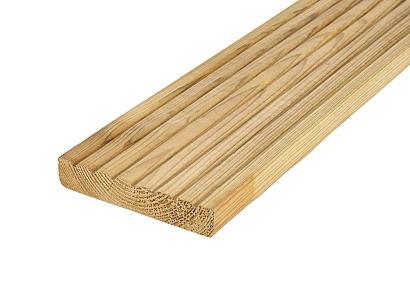 Grenen vlonderplank 2,8 x 14,5 cm geïmpregneerd