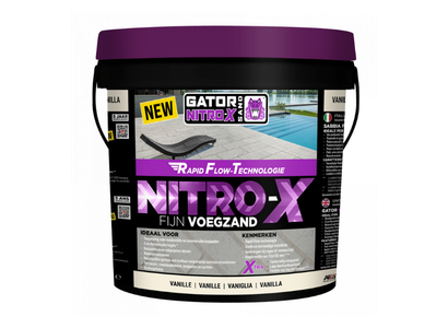 Gator Nitro X fijn vanille voegmortel 12,5 kg emmer