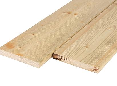 Vuren plank 1,8 x 14 x 180 cm geïmpregneerd