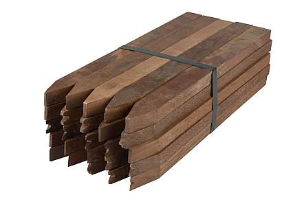 Hardhouten Piketpalen 2 x 3 cm – 25 stuks per bundel 