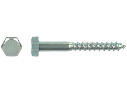 Houtdraadbouten verzinkt 8.0 x 80 mm Din 571 verpakking 200 stuks