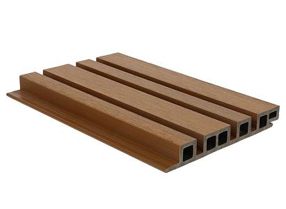 NewTechWood HKC co-extrusie wand bekleding castellation 4325 profiel, 2,5 x 19,6 x 290 cm, Red Cedar