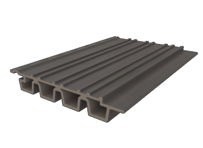 Gevelbekleding castellation PRO35 | 3,3 x 21,5 x 230 cm | Silver Gray