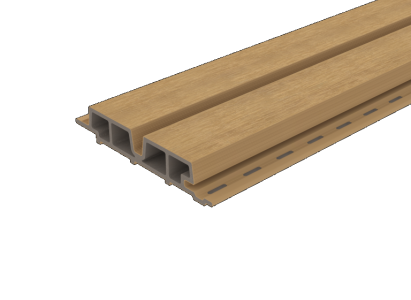 Gevelbekleding castellation PRO65 | 3,3 x 18 cm | Red Cedar