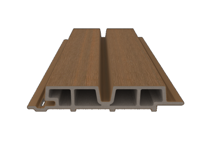 Gevelbekleding castellation PRO65 | 3,3 x 18 x 290 cm | Teak