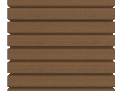 Gevelbekleding castellation PRO65 | 3,3 x 18 x 290 cm | Teak